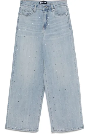 DKNY Jeans a gamba ampia con borchie