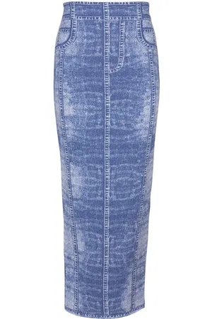 Balmain Gonna midi denim