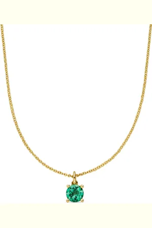 VEYNOU Collana Ella in giallo 14kt con smeraldo