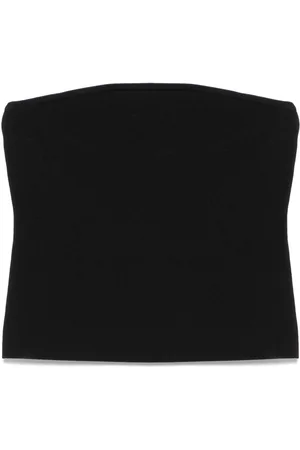 MATTEAU Top corto in maglia senza spalline