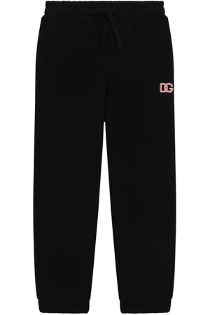 Dolce & Gabbana Pantaloni sportivi con ricamo