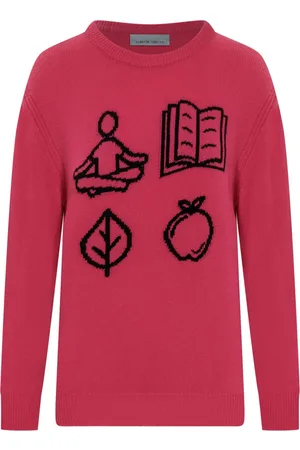 Alberta Ferretti Maglione con ricamo