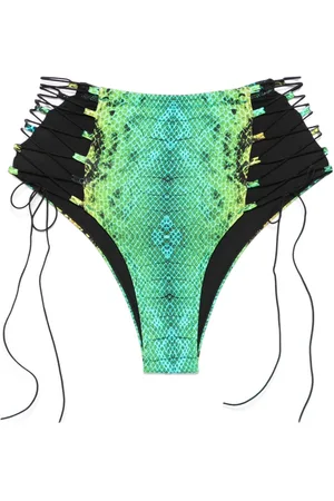 Noire Swimwear Slip bikini con stampa