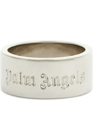 Palm Angels Anello a fascia con logo