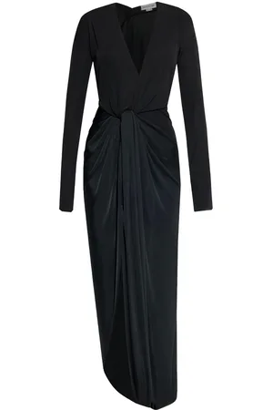 Victoria Beckham Abito da sera in jersey con dettaglio nodo