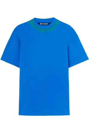 Palm Angels T-shirt con logo sul collo