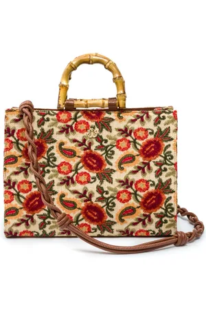 Isla Ibiza Borsa tote Fiori Bordana