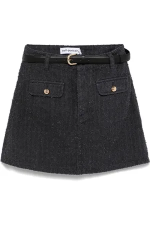 Self-Portrait Minigonna denim