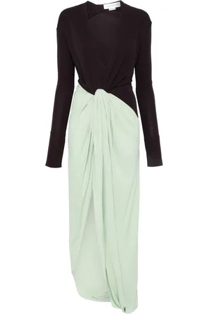 Victoria Beckham Abito da sera in jersey con dettaglio nodo