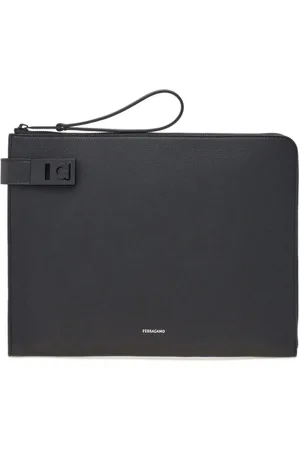 Salvatore Ferragamo Clutch con fibbia Gancini