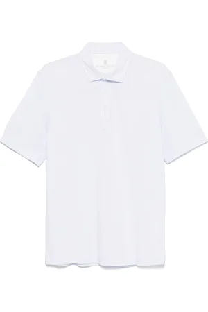 Brunello Cucinelli Polo con ricamo logo