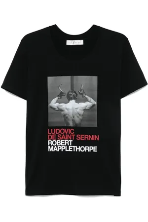 Ludovic De Saint Sernin T-shirt con stampa Frank Diaz