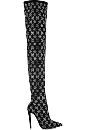 Philipp Plein Stivali con strass