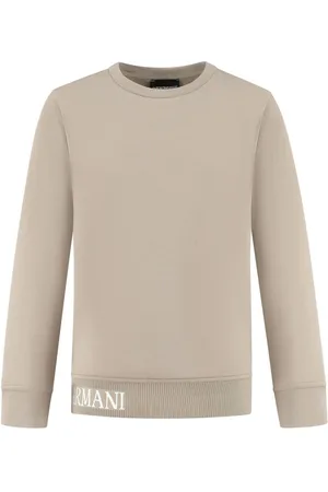 Emporio Armani Felpa con logo a intarsi