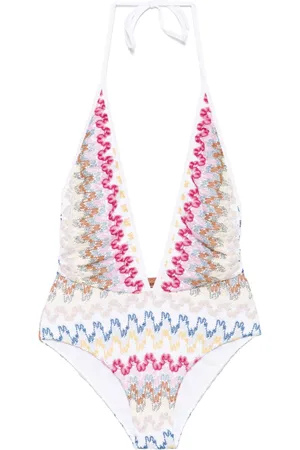 Missoni Costume intero con motivo a zigzag