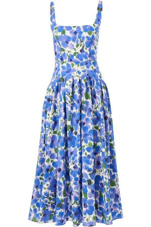 Carolina Herrera Abito midi a fiori