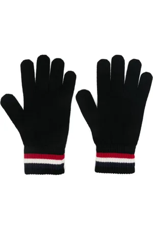 Moncler Guanti con dettaglio a righe