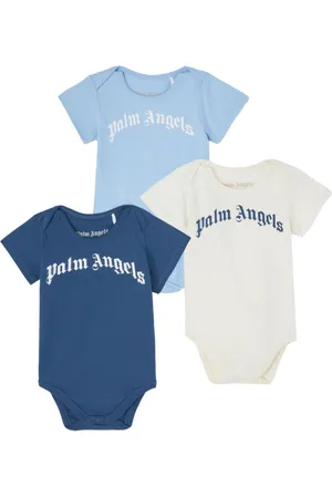 Palm Angels Set di 3 body con logo curvo