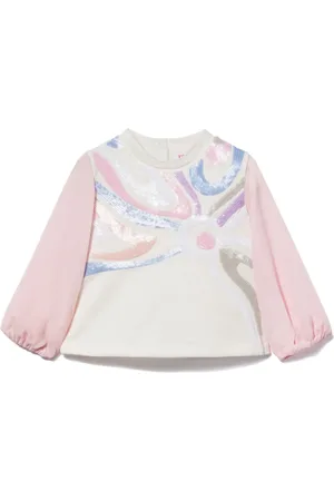 PUCCI Junior Top con stampa Marmo