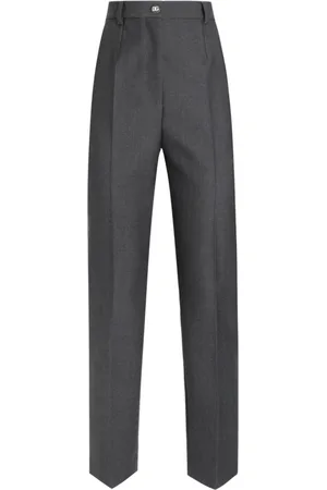 Dolce & Gabbana Pantaloni dritti con effetto stropicciato