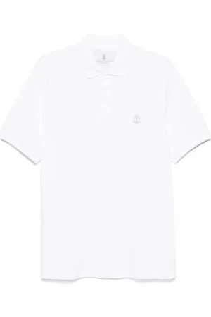 Brunello Cucinelli Polo con stampa
