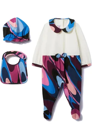 PUCCI Junior Set neonato con stampa Onde
