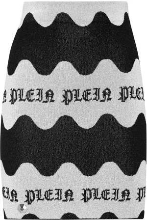 Philipp Plein Minigonna con effetto jacquard
