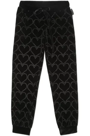 Philipp Plein Pantaloni sportivi con borchie