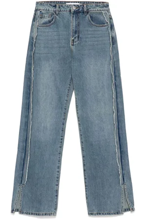 B+AB Jeans con orlo sfilacciato