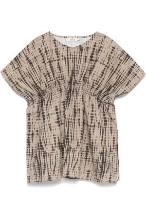 Le pandorine Top con fantasia tie-dye