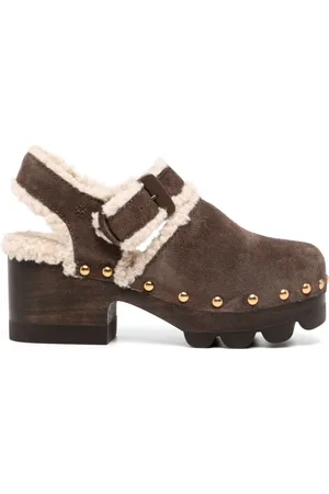 Tory Burch Clogs con shearling