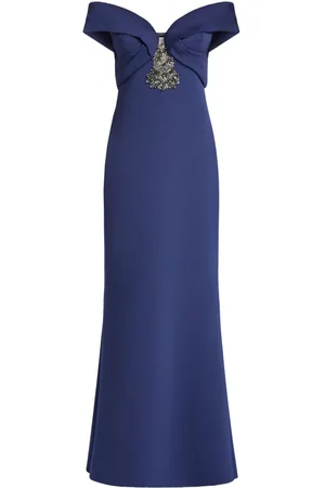 Badgley Mischka Abito da sera con scollo a cuore