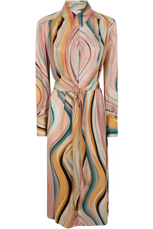 Paul Smith Abito midi a fantasia