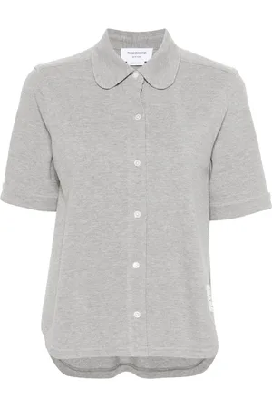 Thom Browne Camicia con applicazione logo
