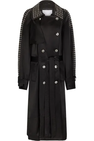 Paco rabanne Trench con occhielli