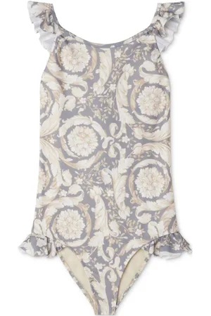 VERSACE Costume intero con stampa barocca
