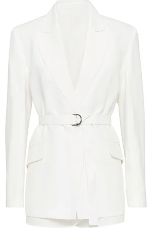 Brunello Cucinelli Blazer con dettaglio Monili