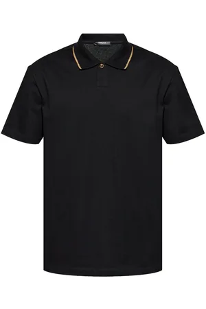 VERSACE Polo con dettaglio a righe