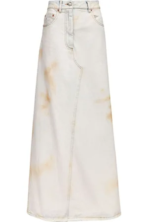 Maison Margiela Gonna midi con applicazione
