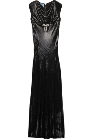 Prada Abito lungo con paillettes