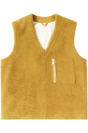 Winnie NY Gilet in shearling con scollo a V