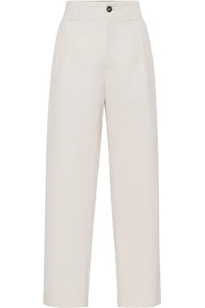 Brunello Cucinelli Chino con pieghe