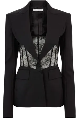 Nina Ricci Blazer con inserti in pizzo