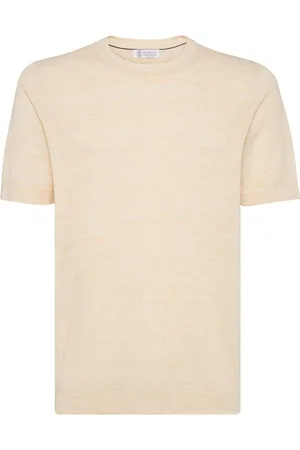 Brunello Cucinelli T-shirt a maglia fine