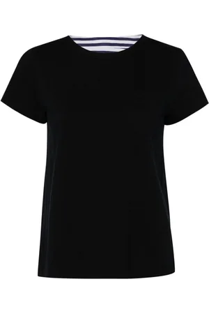 SACAI T-shirt con design a inserti