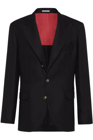 Brunello Cucinelli Blazer con revers a lancia