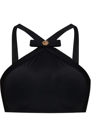 VERSACE Top bikini con fiocco