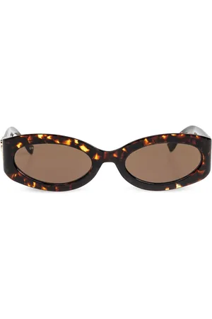 Dsquared2 Occhiali da sole ovali con effetto tartarugato