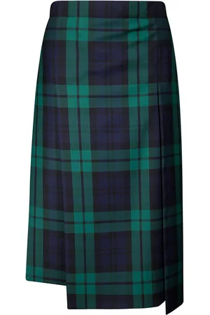 SETCHU Gonna midi tartan