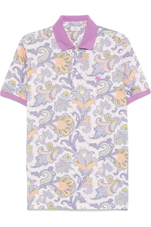 Etro Polo con stampa paisley